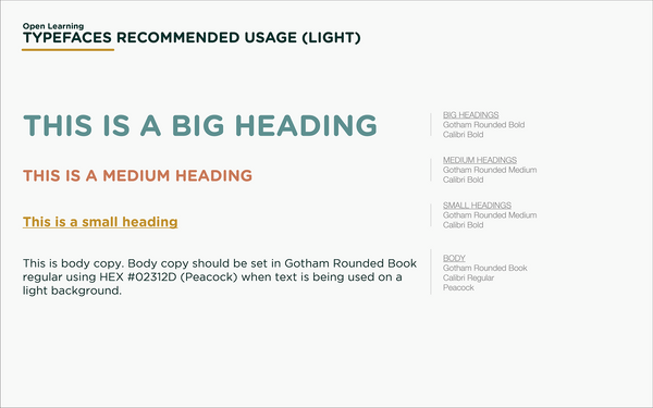 Open Learning Brand