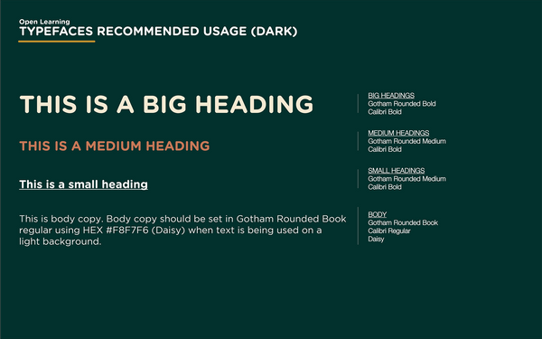Open Learning Brand